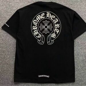 Chrome Hearts Black Graphic T-Shirt